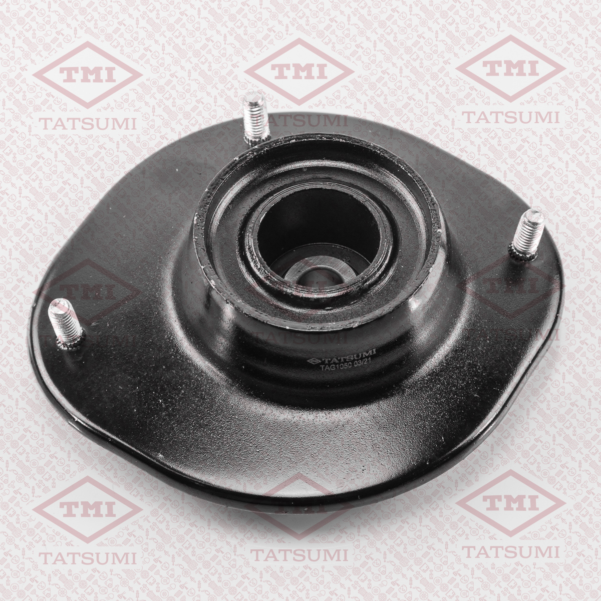 Strut mount, with bearing