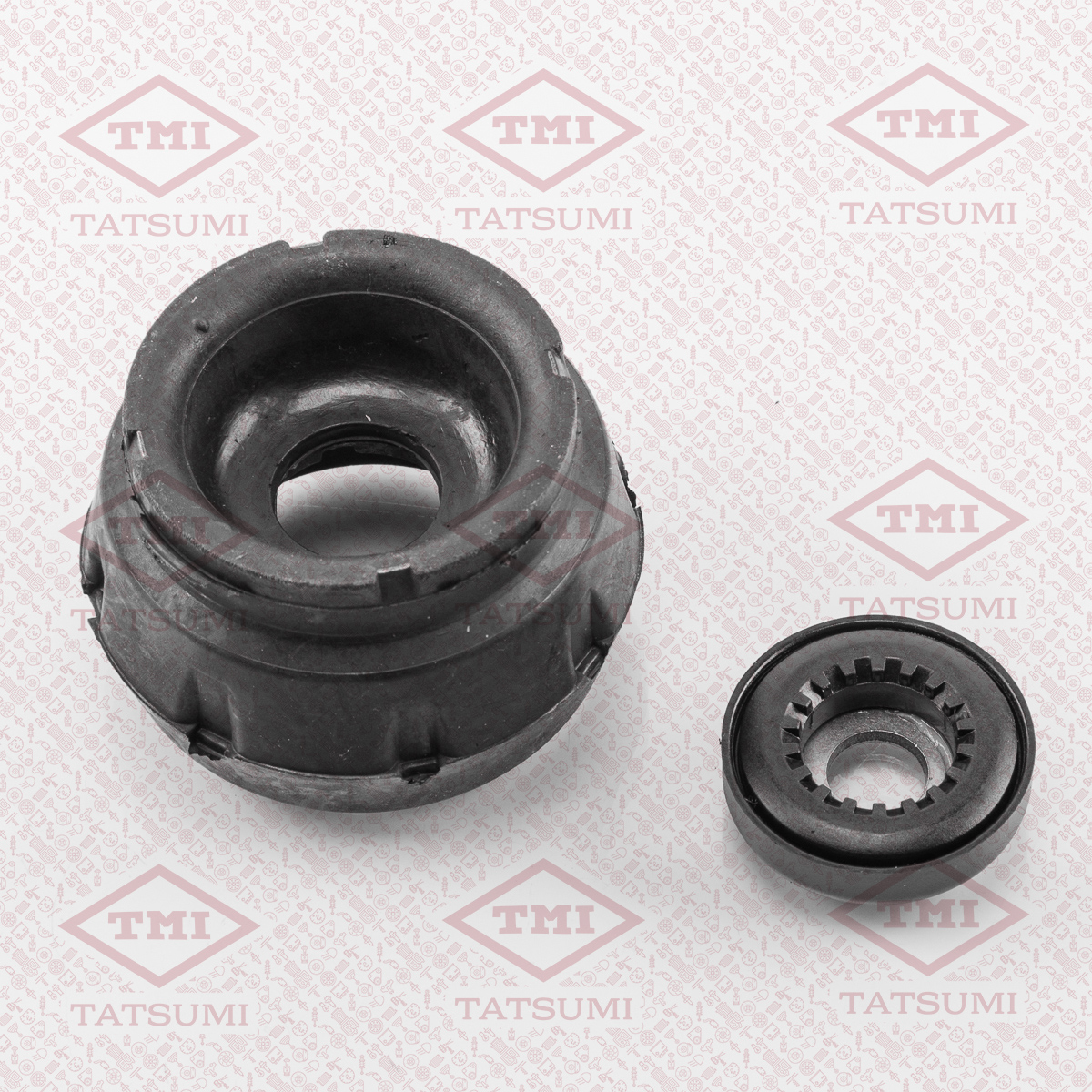 Strut mount, with bearing