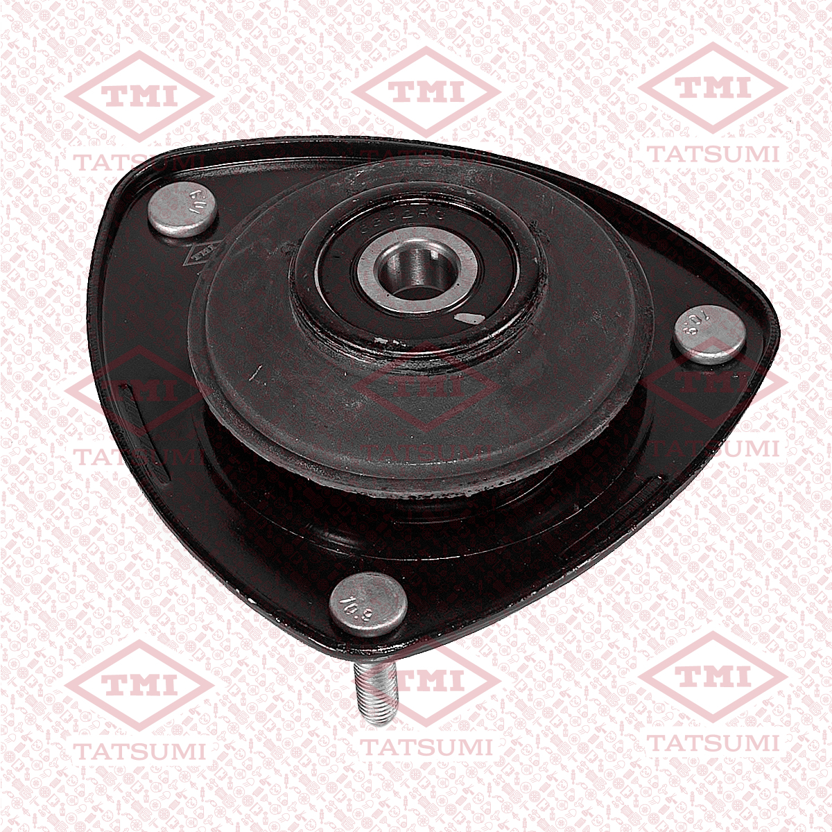 Strut mount, with bearing