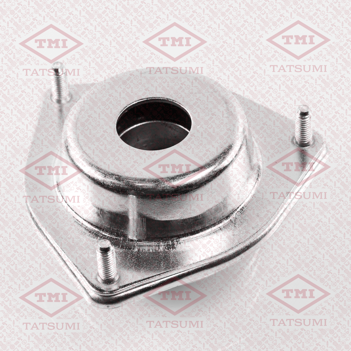 Strut mount, with bearing