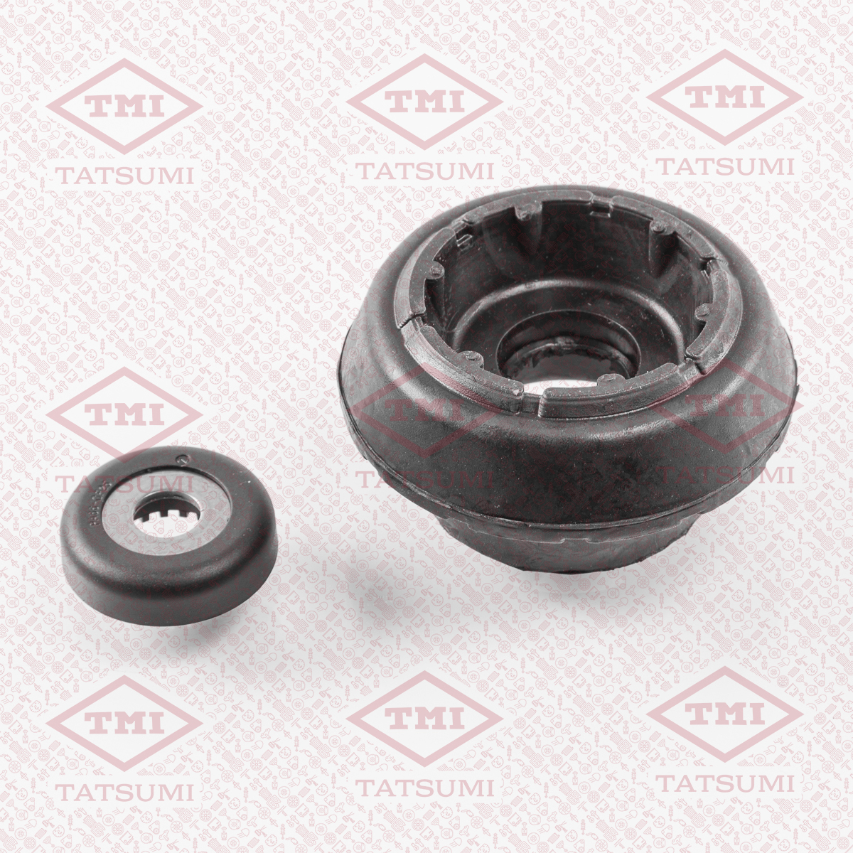 Strut mount, with bearing