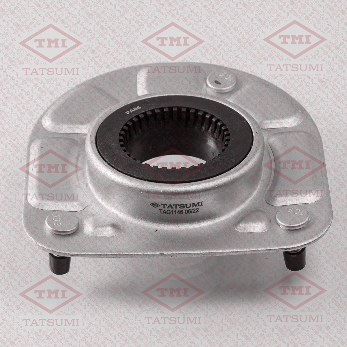 Strut mount, with bearing