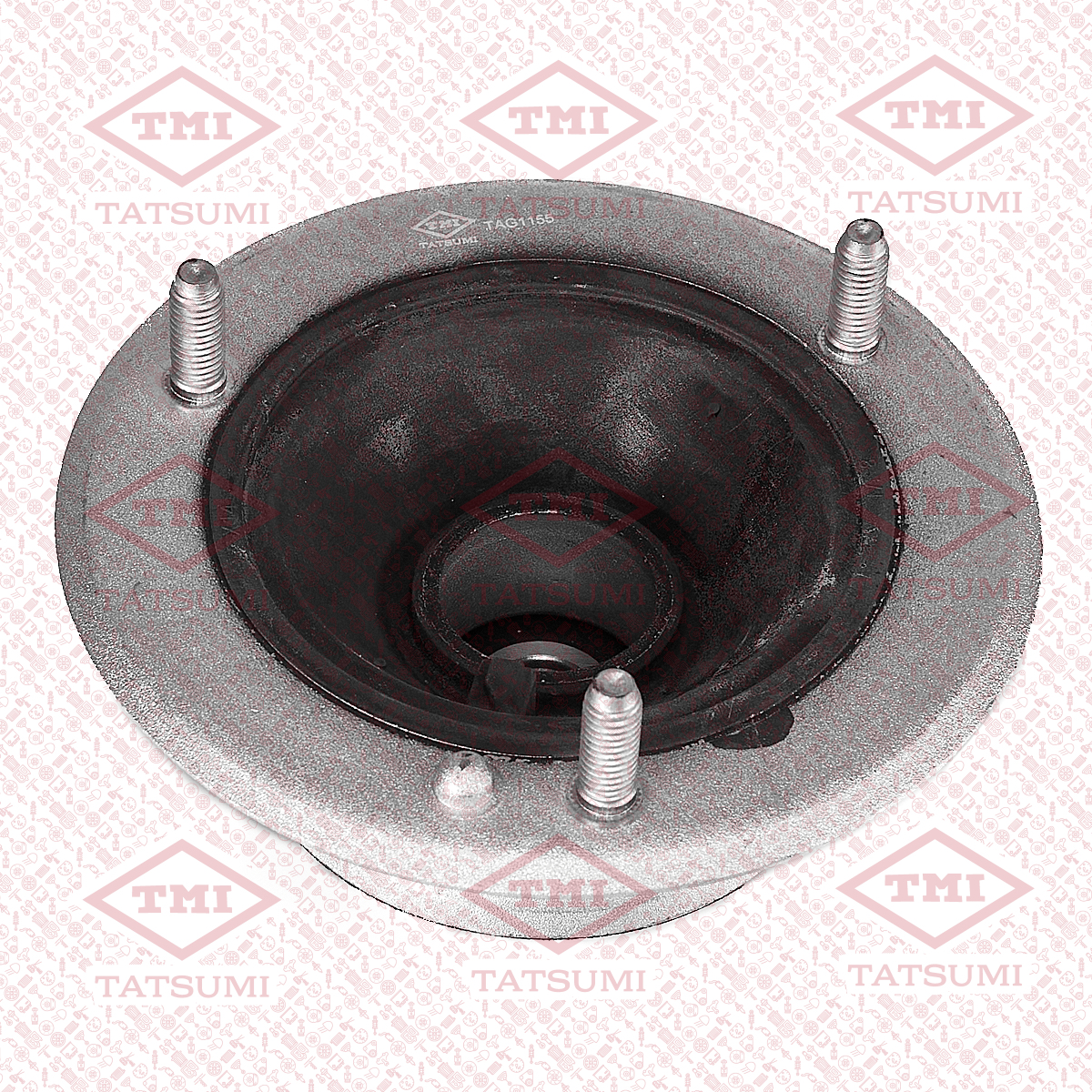 Strut mount, with bearing