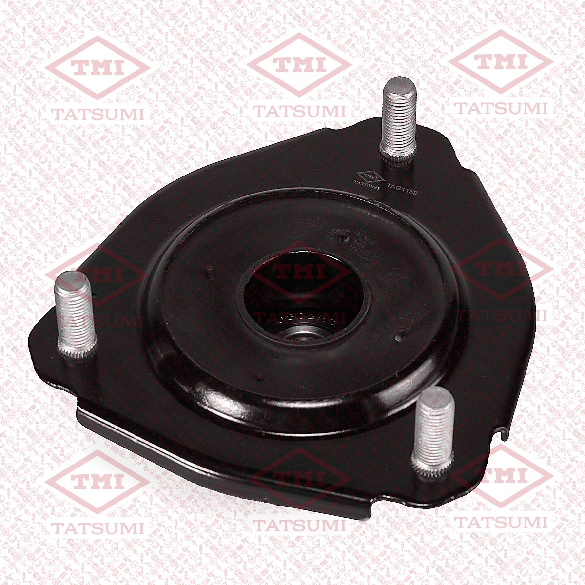 Strut mount, with bearing