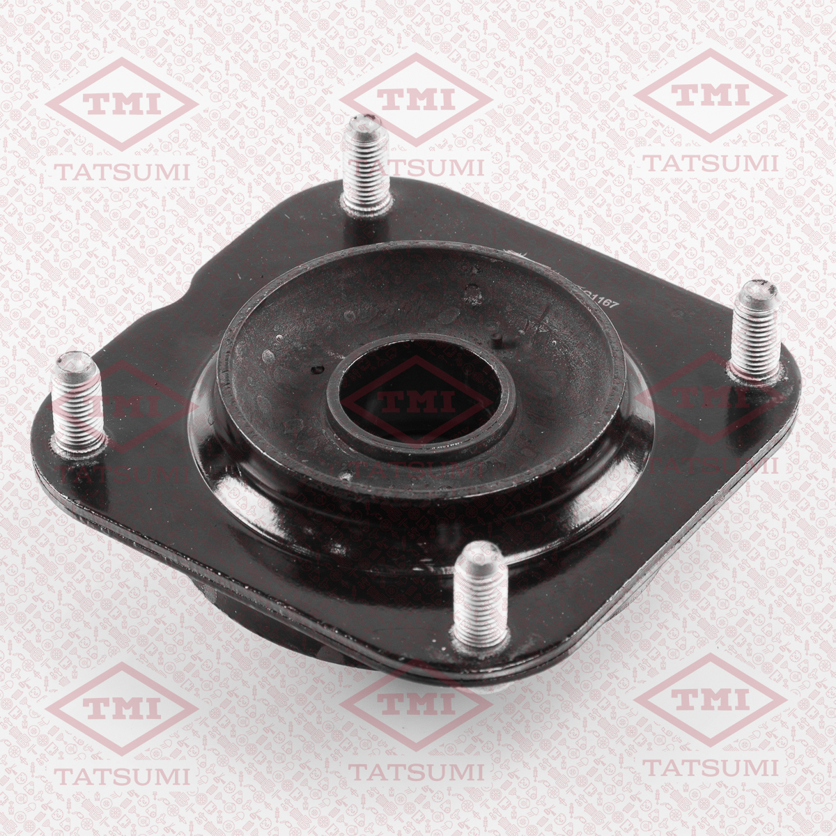 Strut mount, with bearing