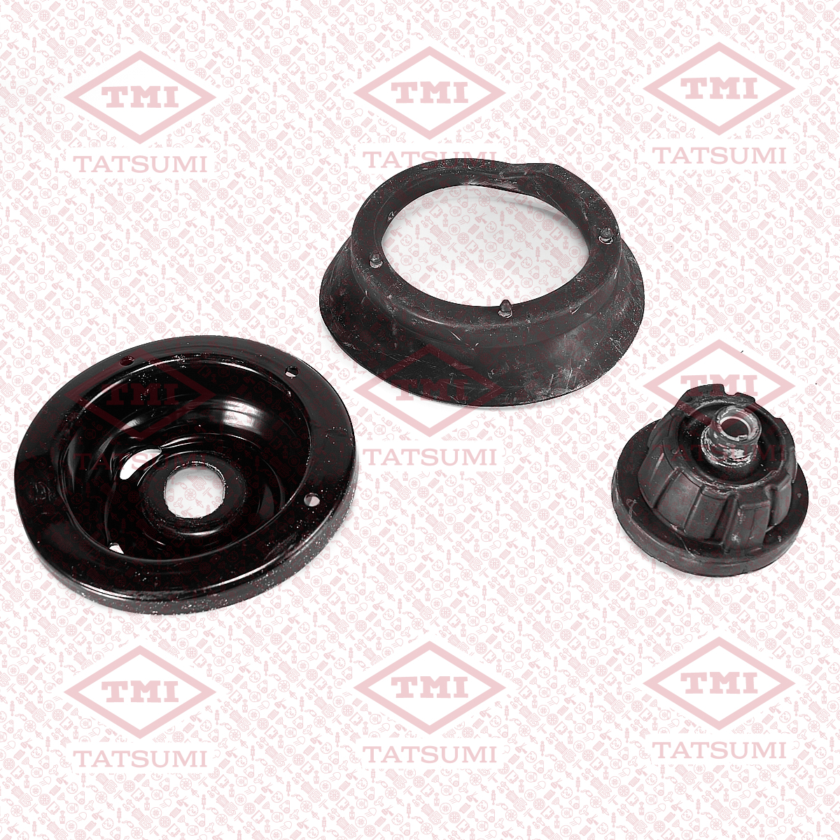 Strut mount, with bearing