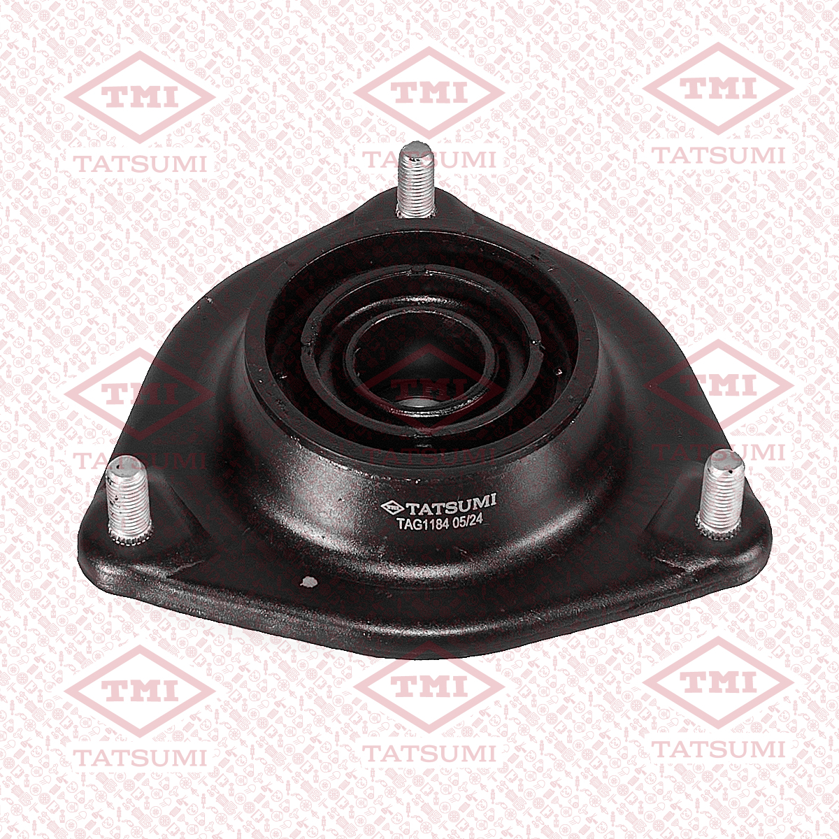 Strut mount, with bearing