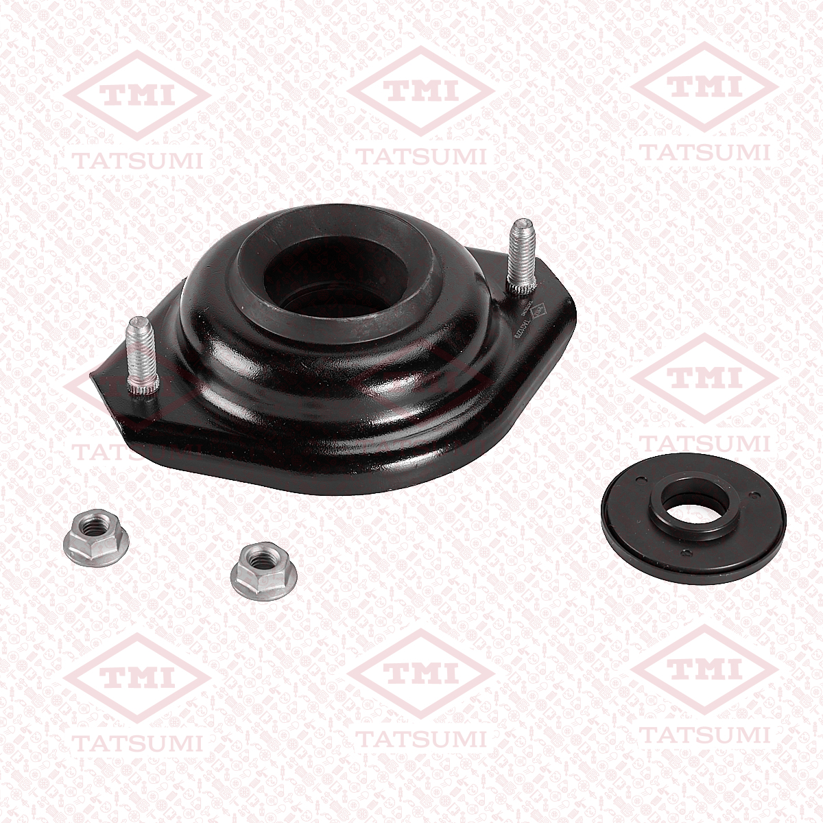 Strut mount, with bearing