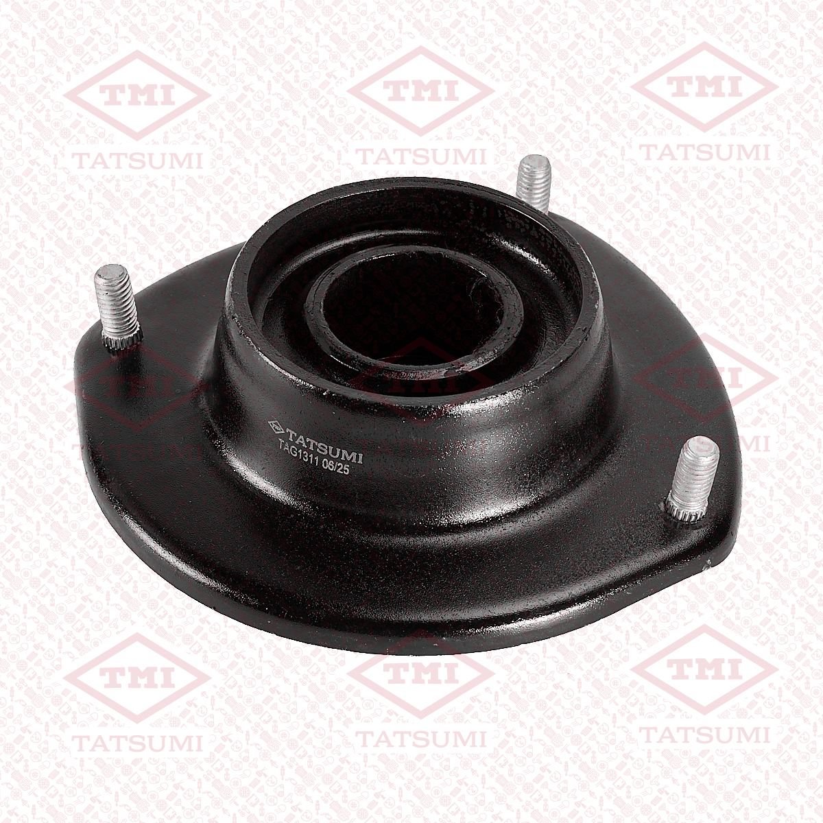 Strut mount, with bearing