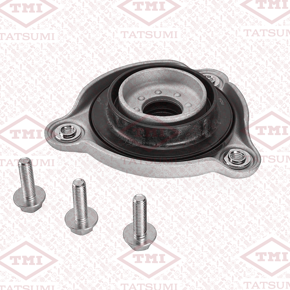 Strut mount, with bearing