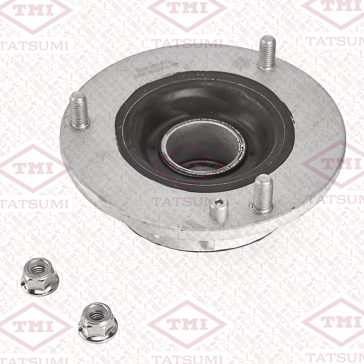 Strut mount, with bearing
