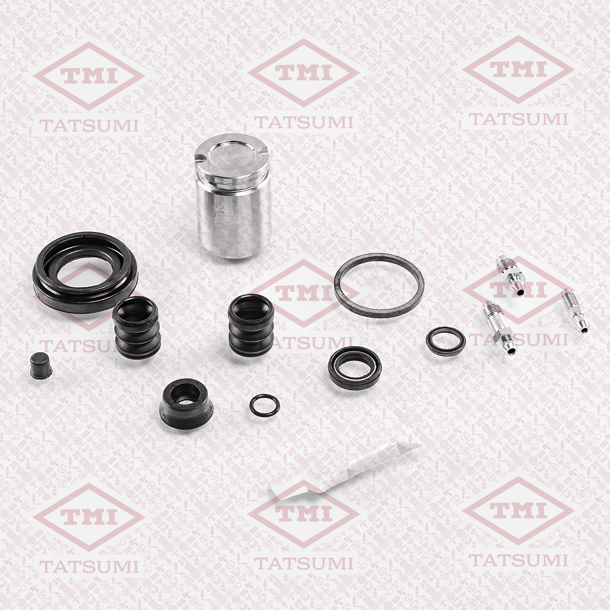 Repair kit for brake caliper with piston