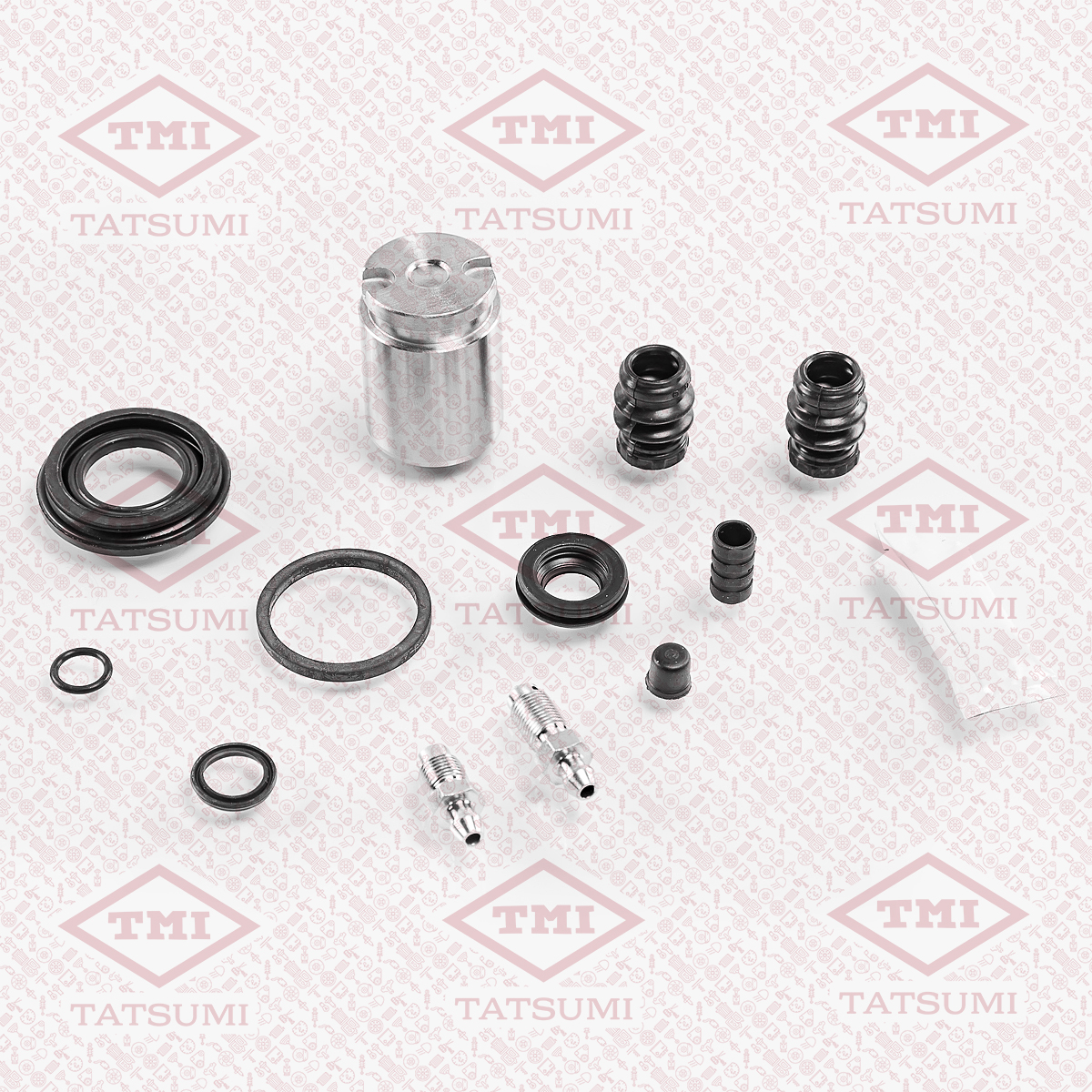 Repair kit for brake caliper with piston