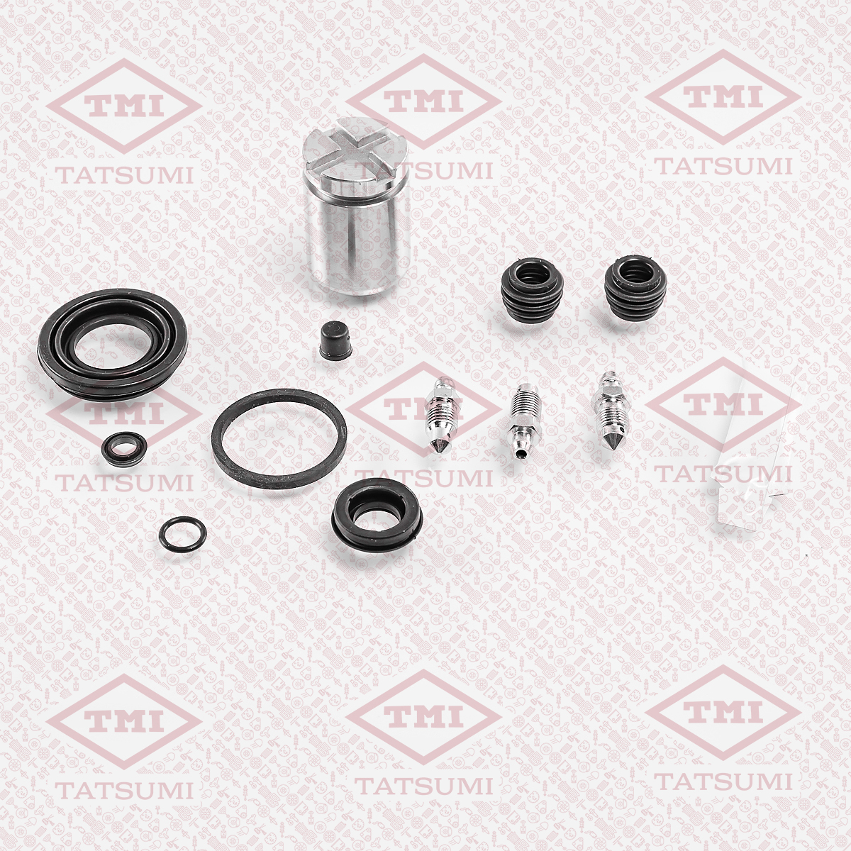 Repair kit for brake caliper with piston