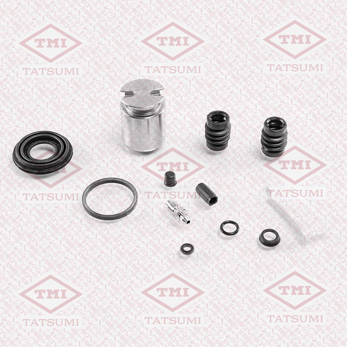 Repair kit for brake caliper with piston