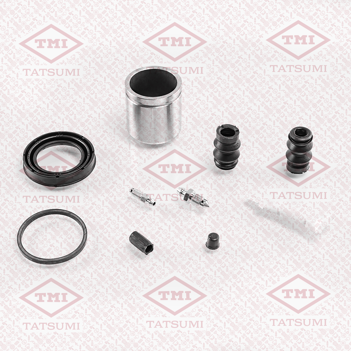 Repair kit for brake caliper with piston