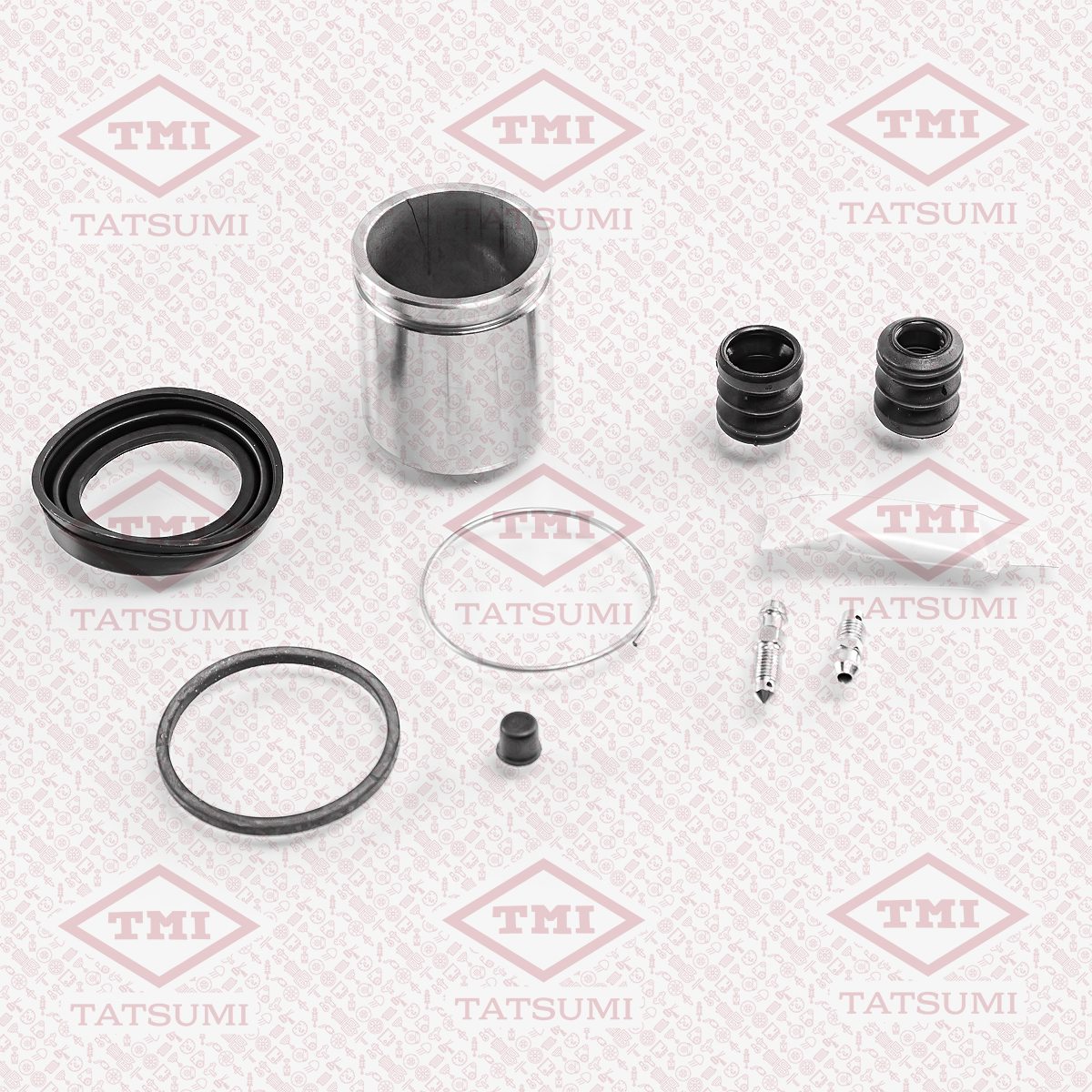 Repair kit for brake caliper with piston