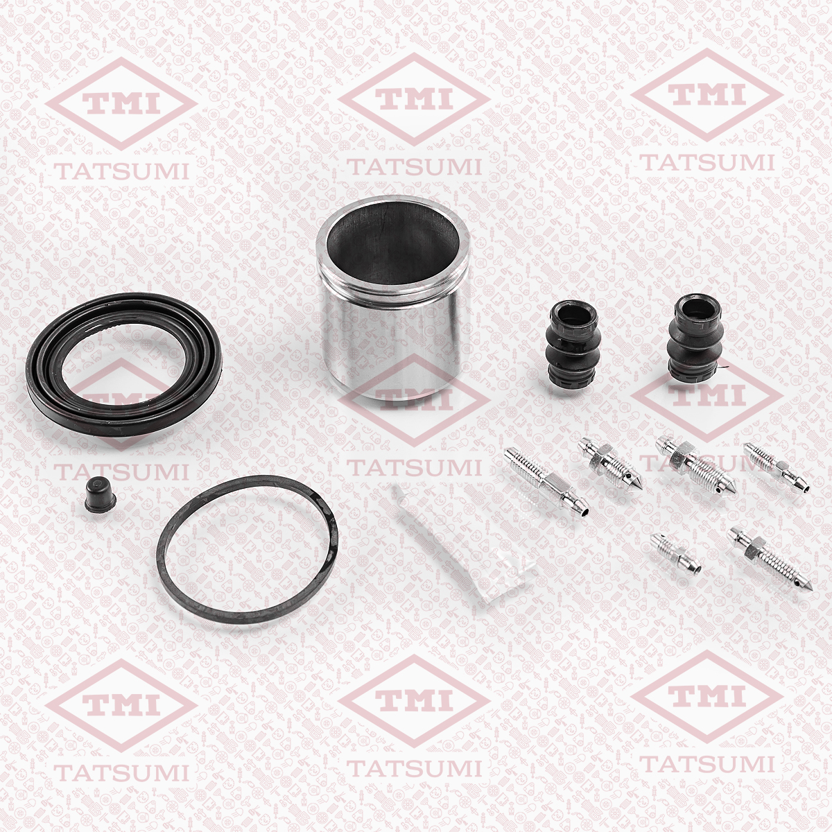 Repair kit for brake caliper with piston