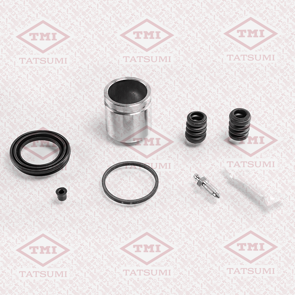 Repair kit for brake caliper with piston