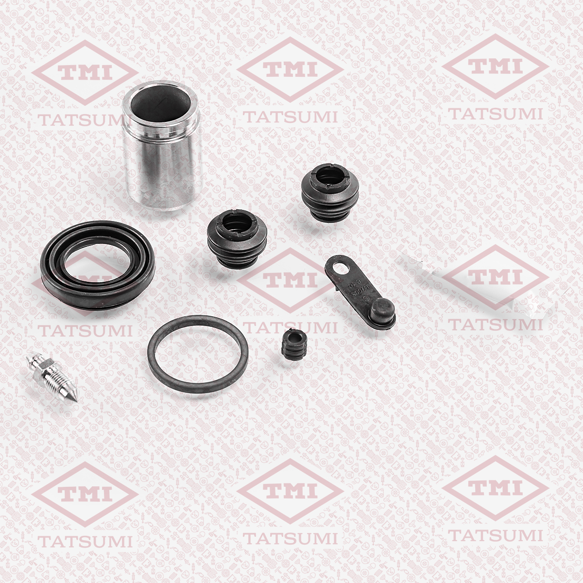 Repair kit for brake caliper with piston