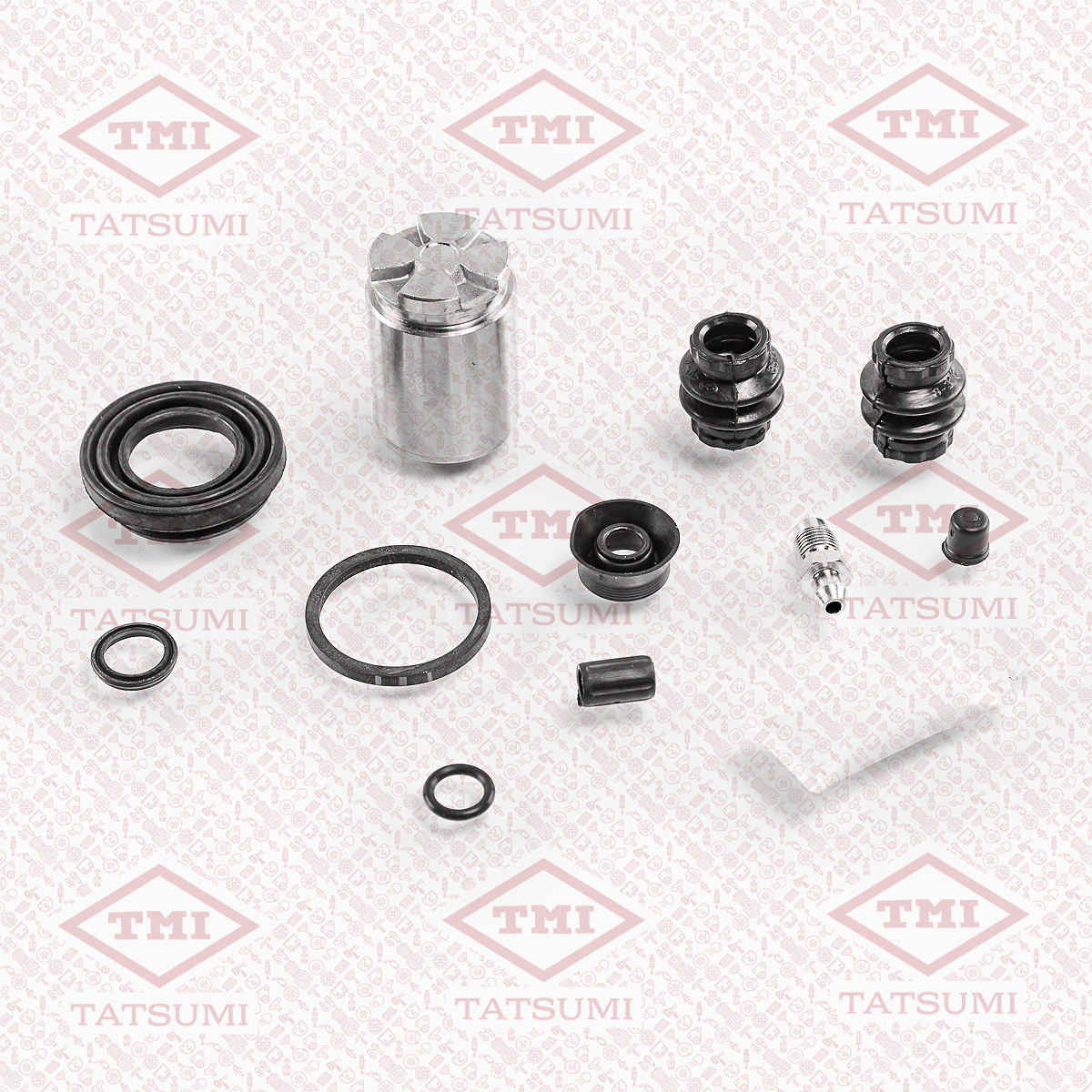 Repair kit for brake caliper with piston