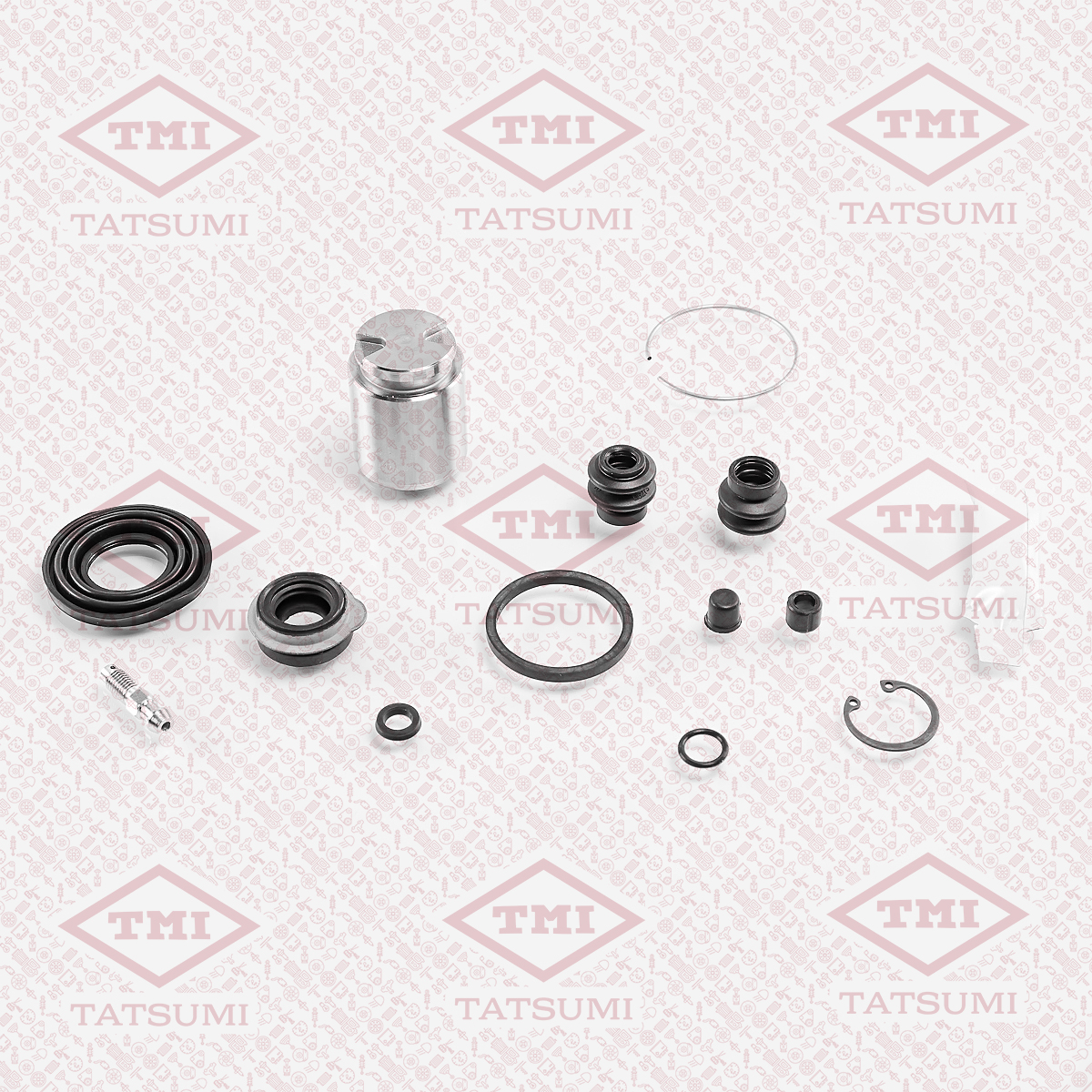 Repair kit for brake caliper with piston