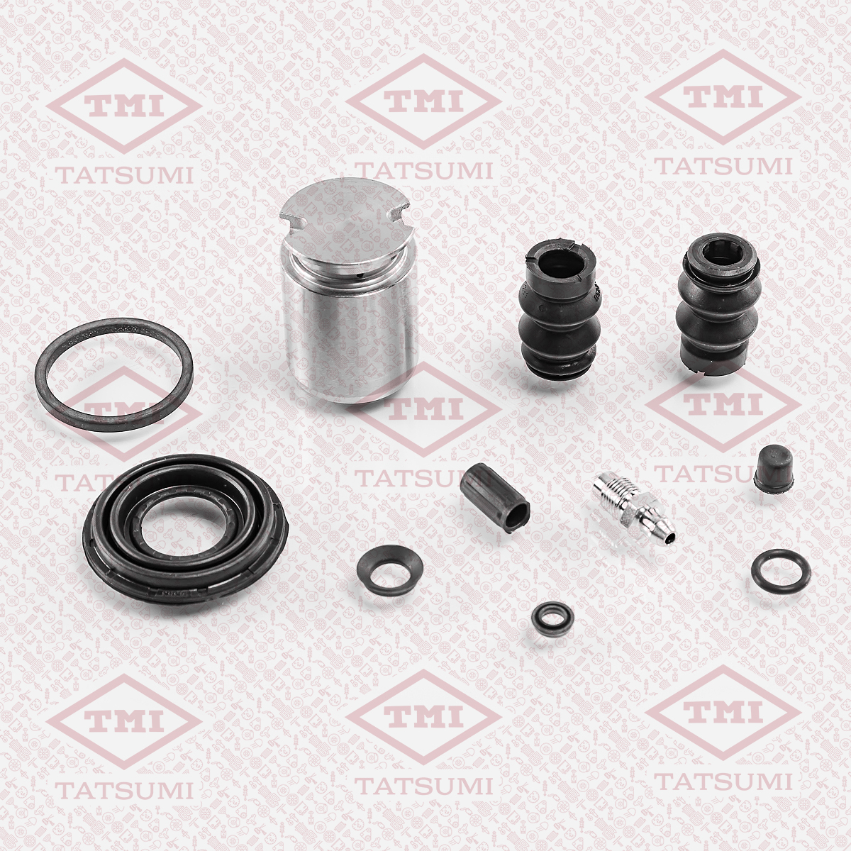 Repair kit for brake caliper with piston