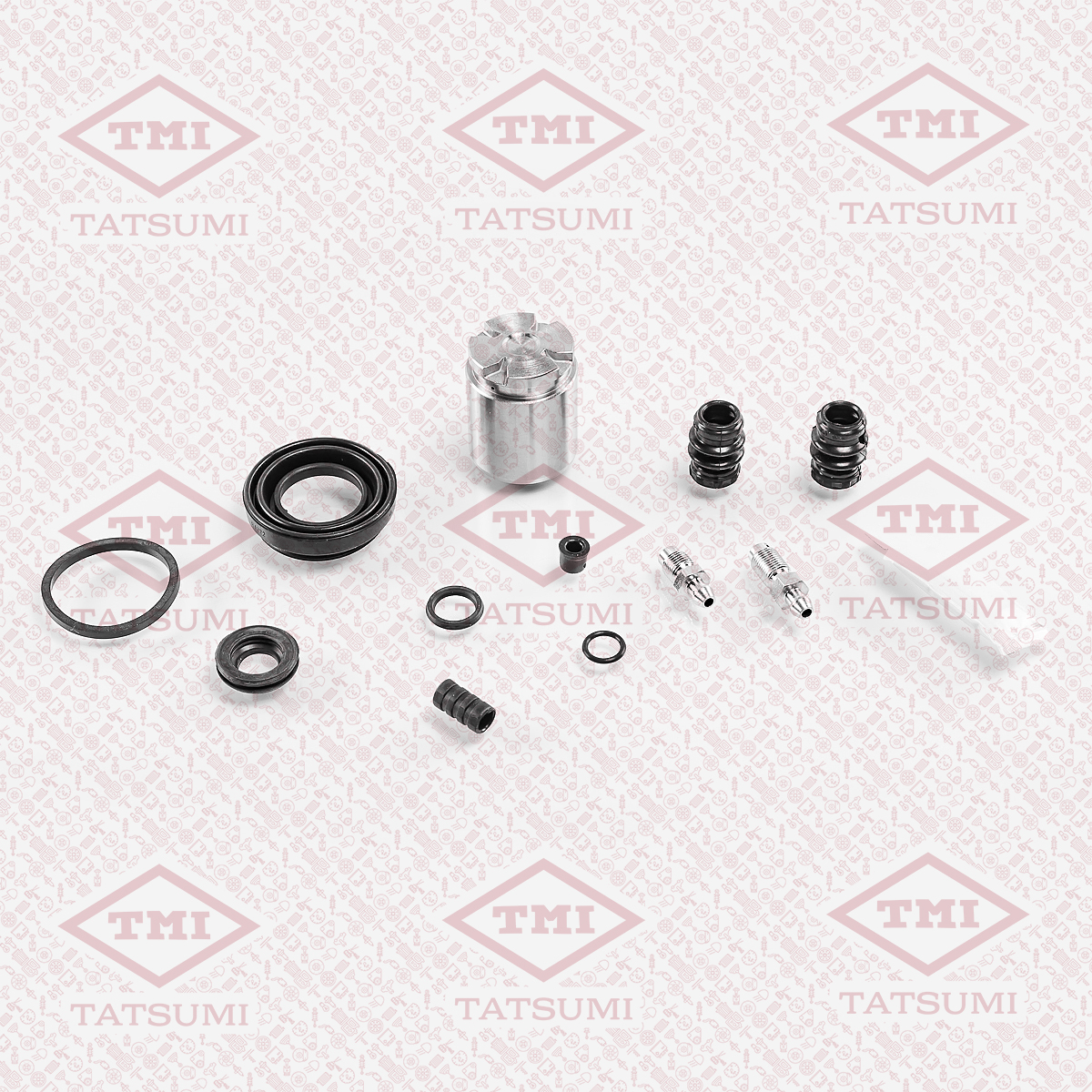 Repair kit for brake caliper with piston