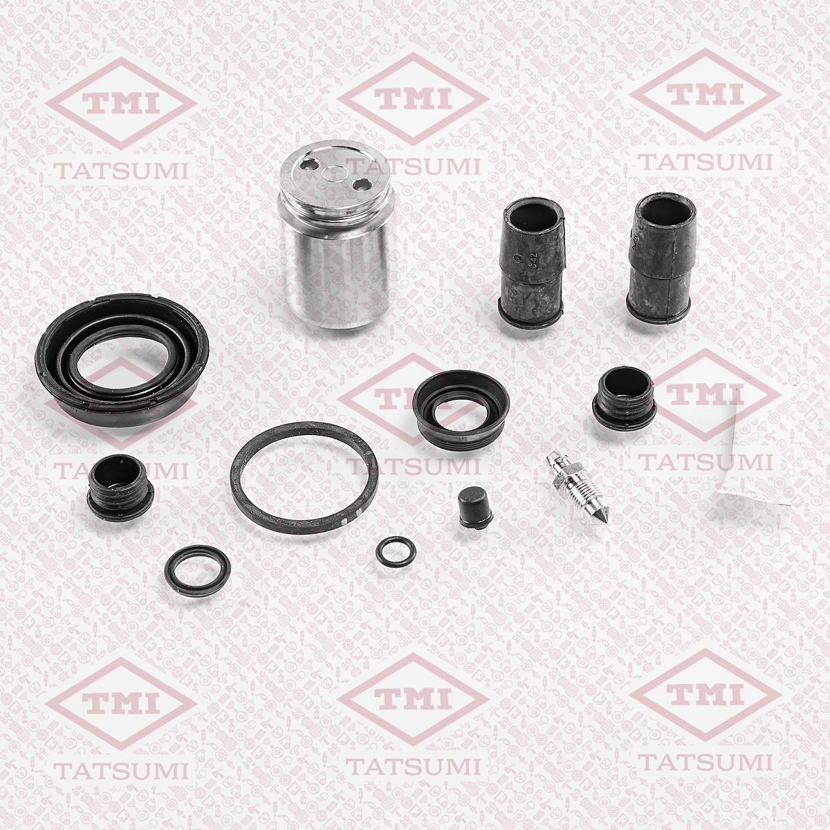 Repair kit for brake caliper with piston