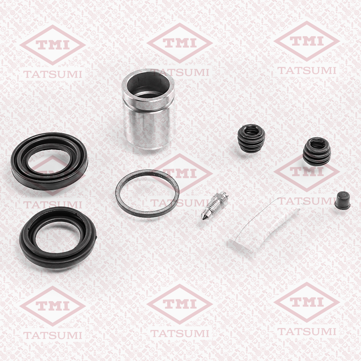 Repair kit for brake caliper with piston