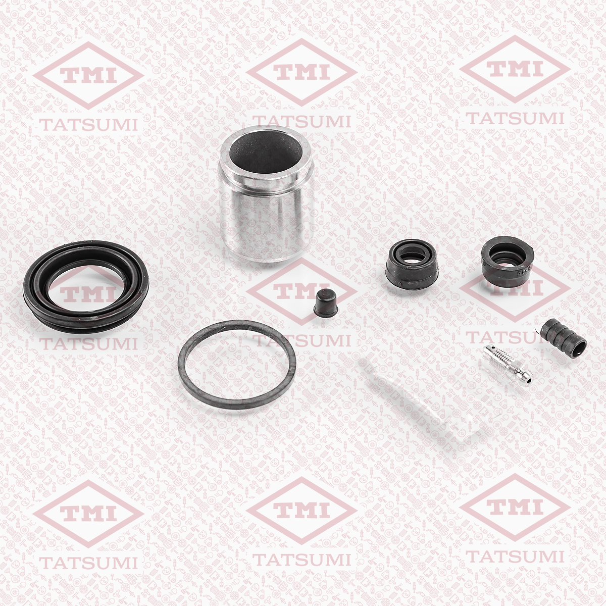 Repair kit for brake caliper with piston