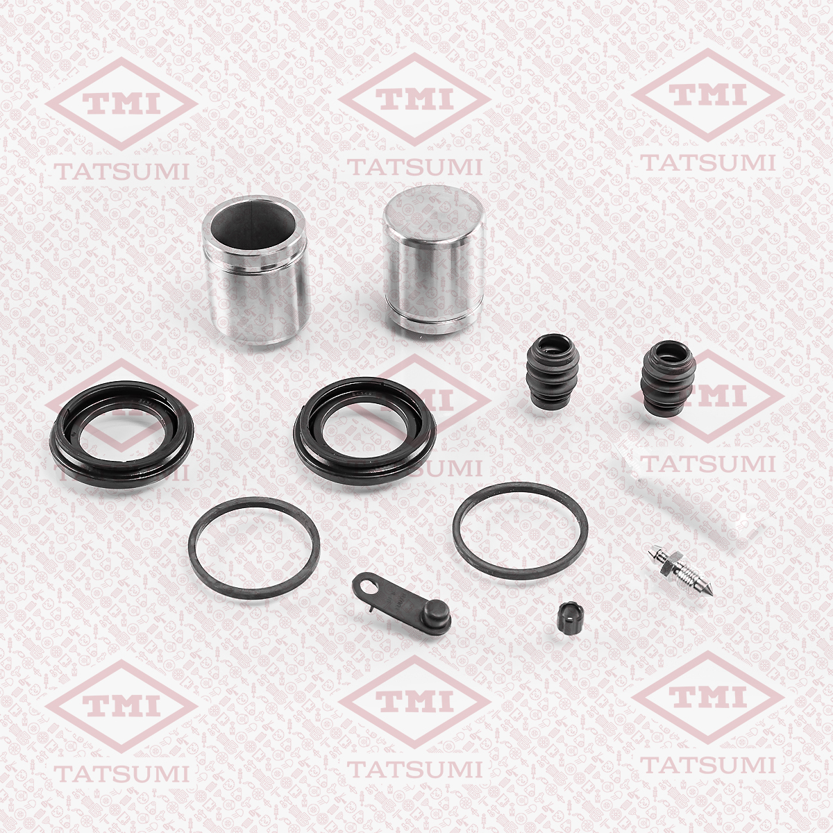 Repair kit for brake caliper with piston