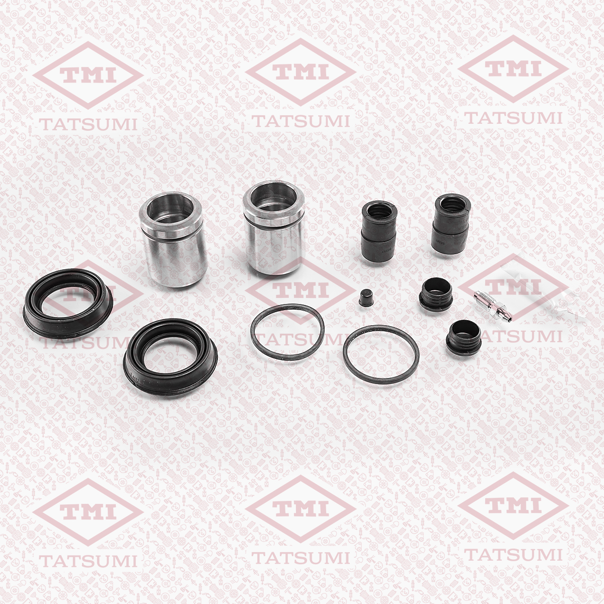 Repair kit for brake caliper with piston