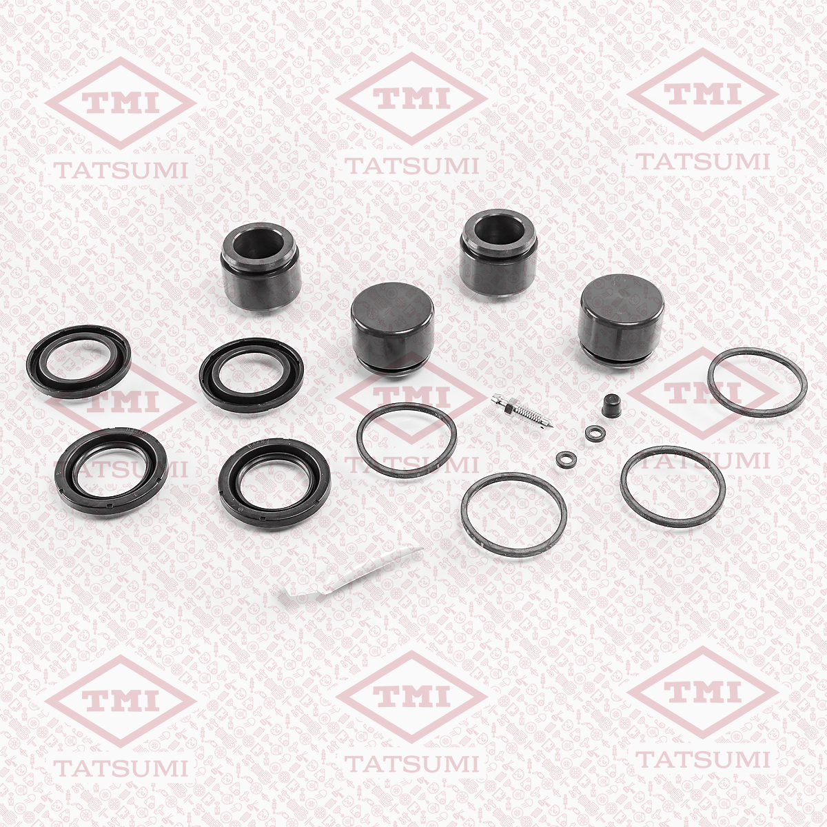 Repair kit for brake caliper with piston