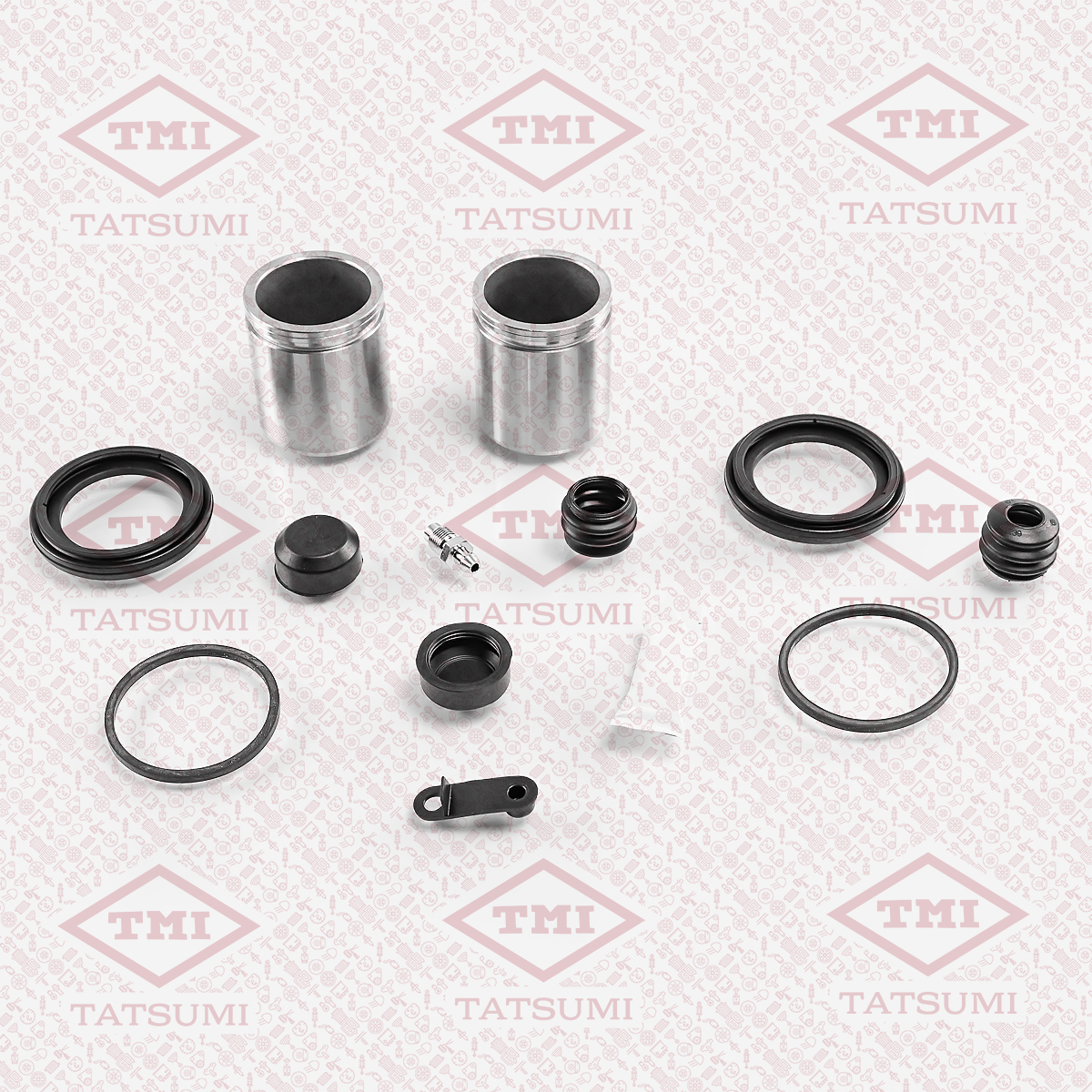 Repair kit for brake caliper with piston