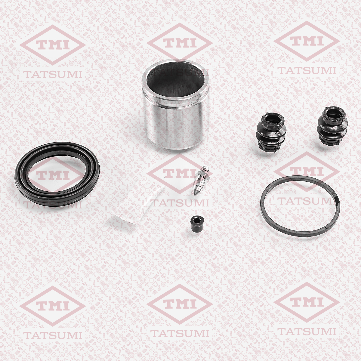 Repair kit for brake caliper with piston