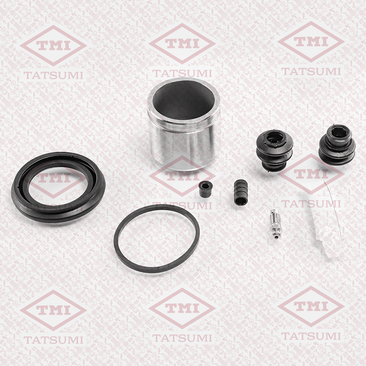 Repair kit for brake caliper with piston