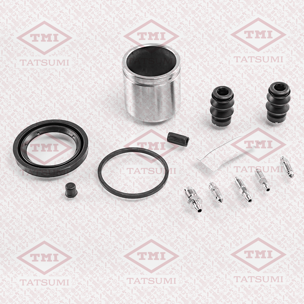 Repair kit for brake caliper with piston