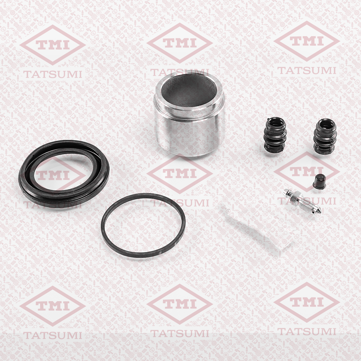 Repair kit for brake caliper with piston