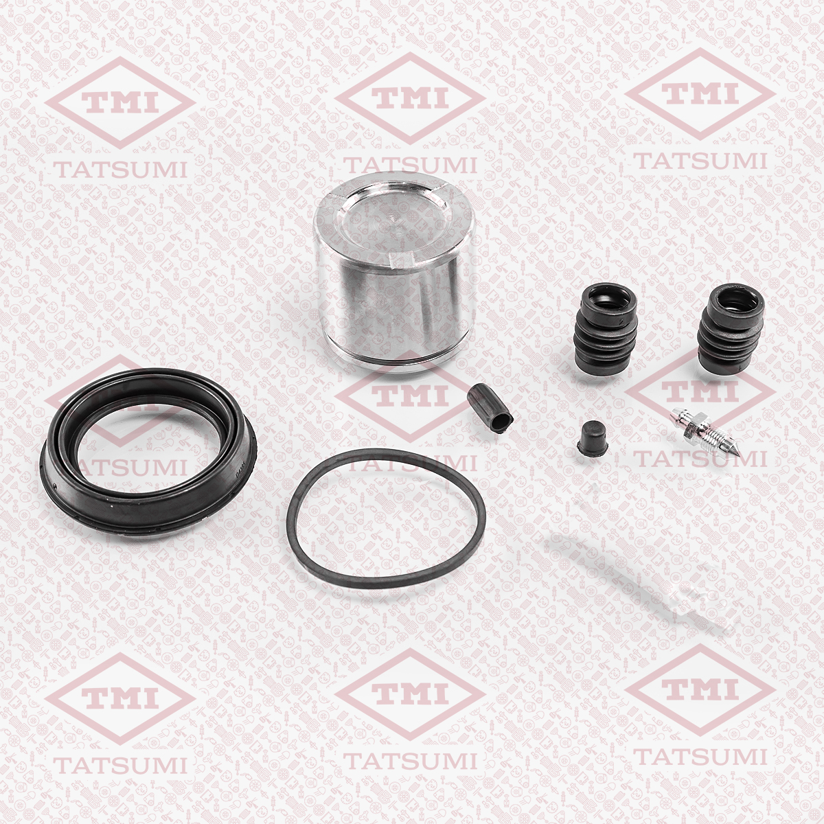 Repair kit for brake caliper with piston