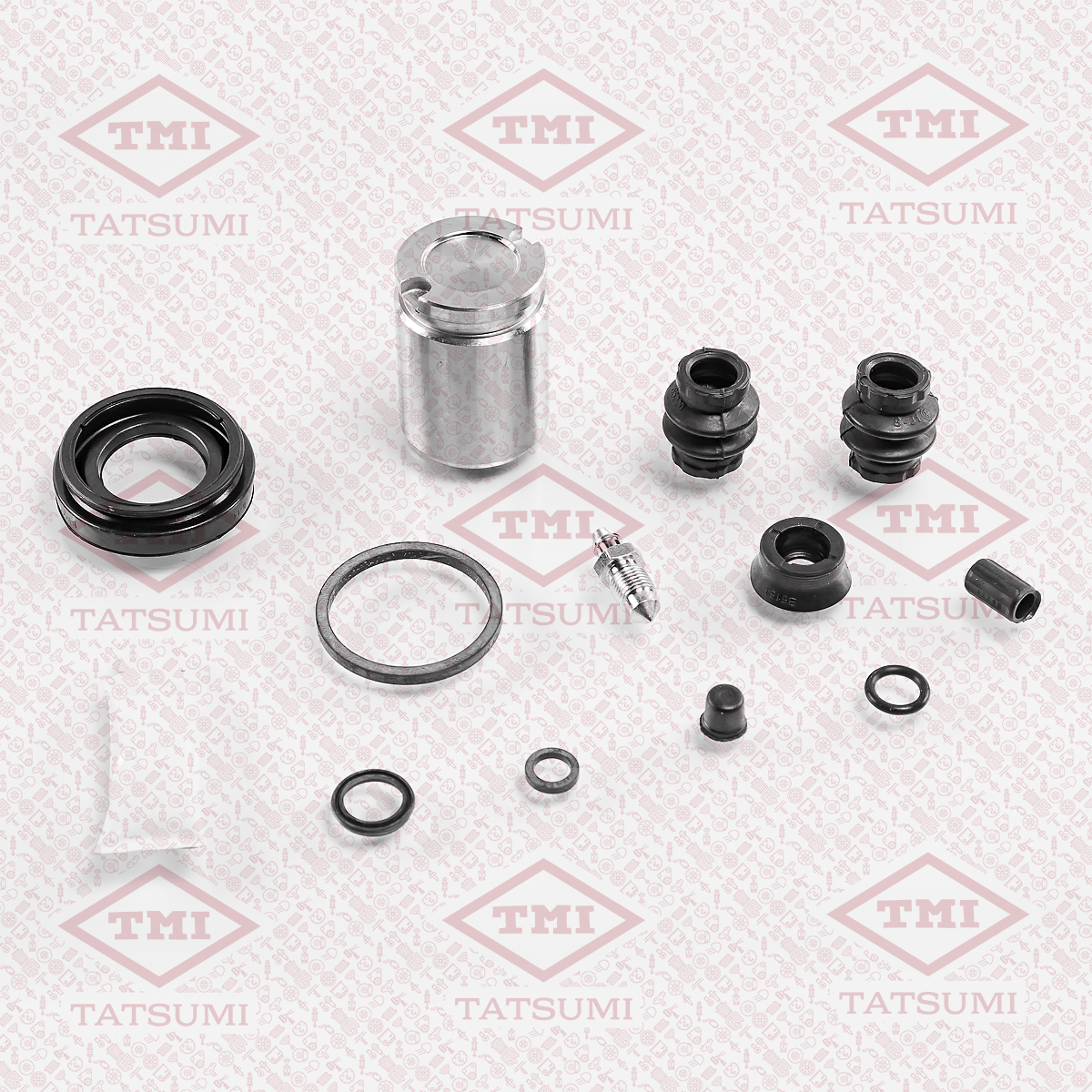 Repair kit for brake caliper with piston