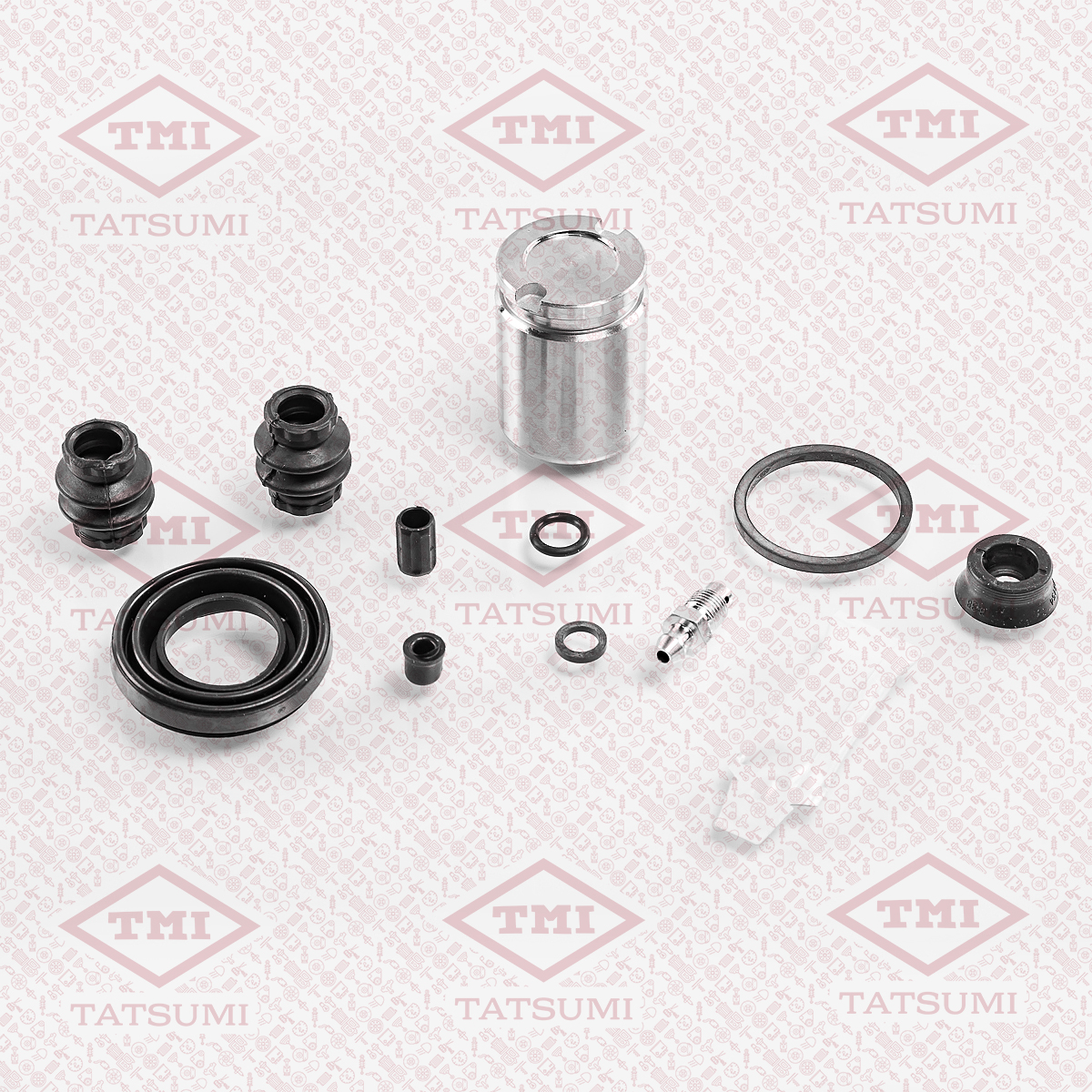 Repair kit for brake caliper with piston