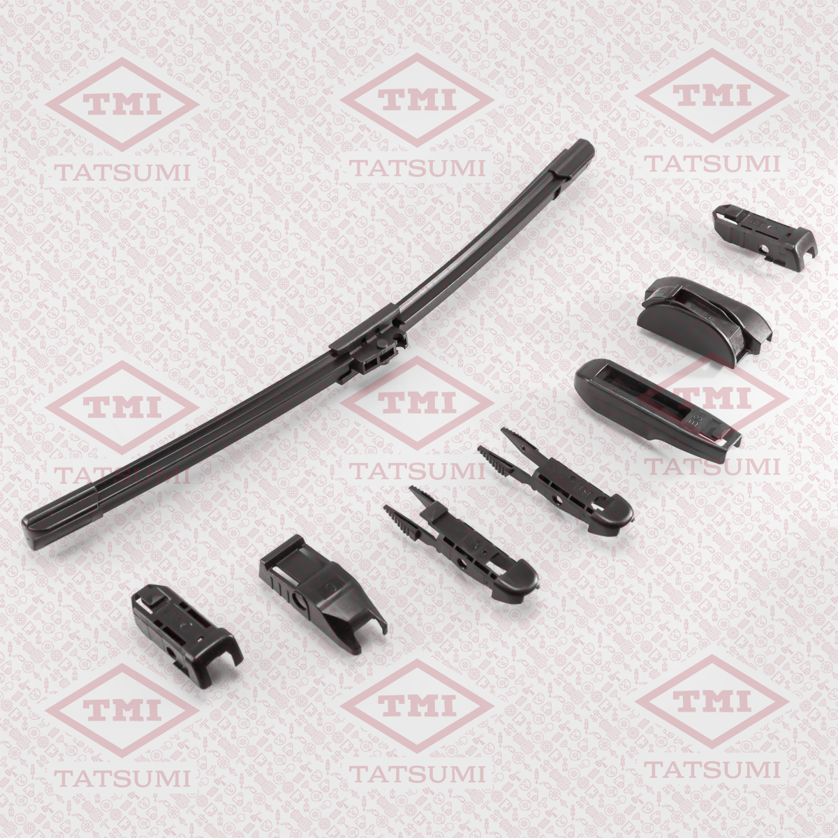 Wiper blade T-Flex 350mm, Multiadapters