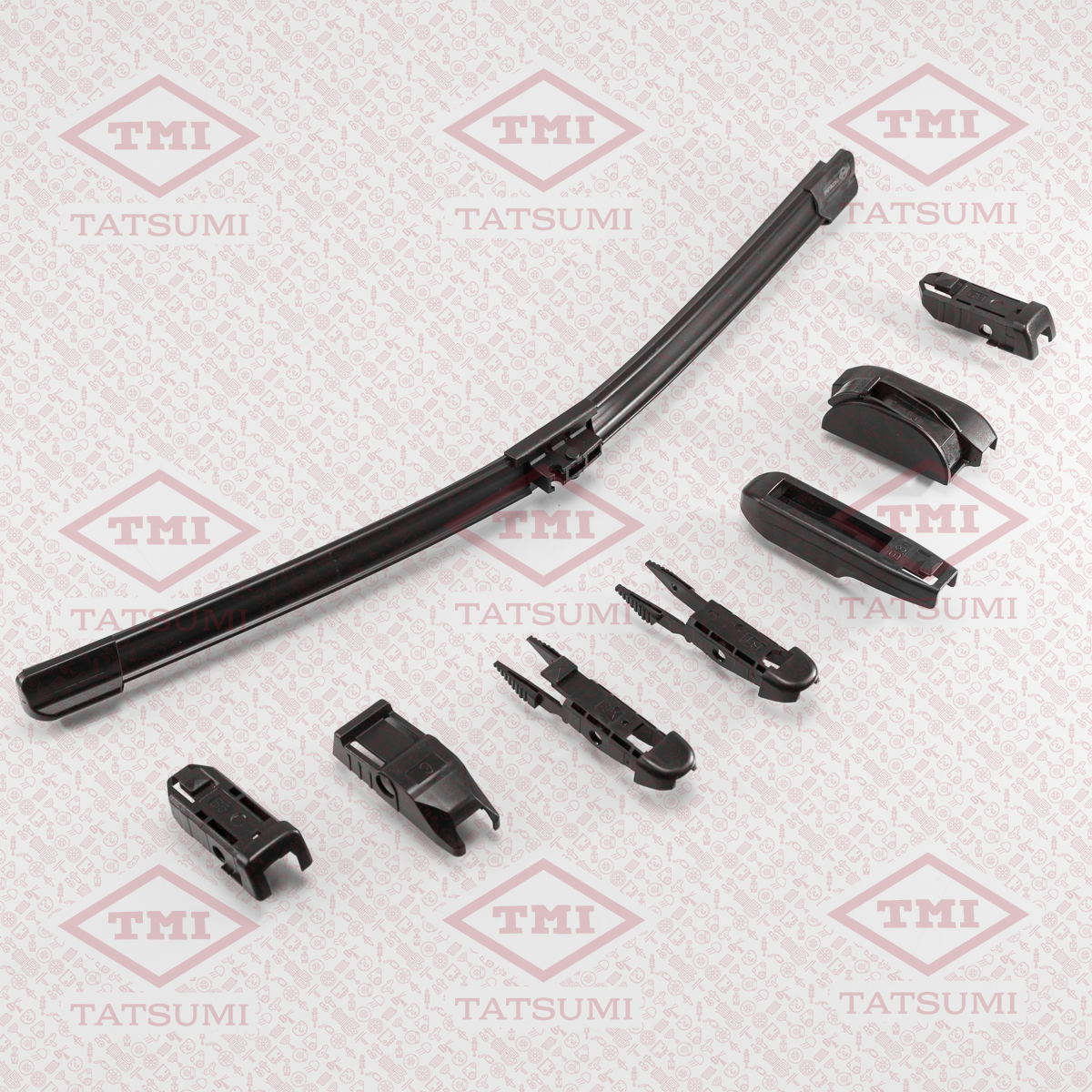 Wiper blade T-Flex 400mm, Multiadapters