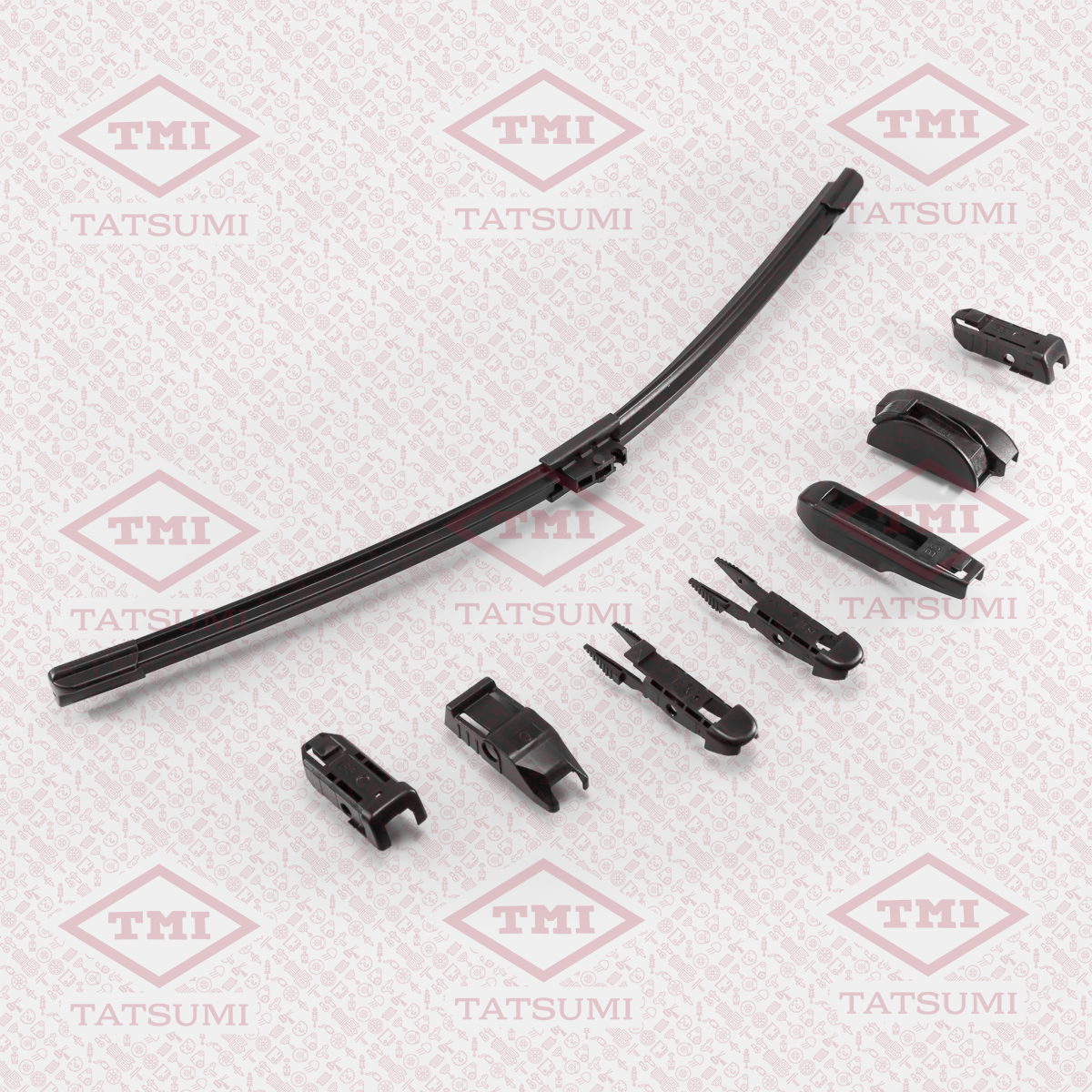 Wiper blade T-Flex 450mm, Multiadapters