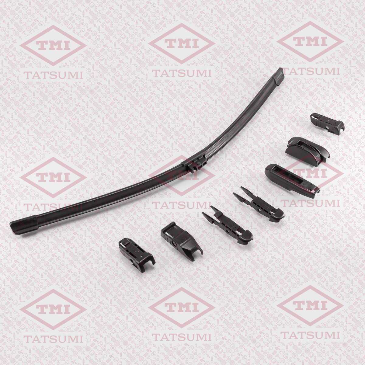 Wiper blade T-Flex 500mm, Multiadapters