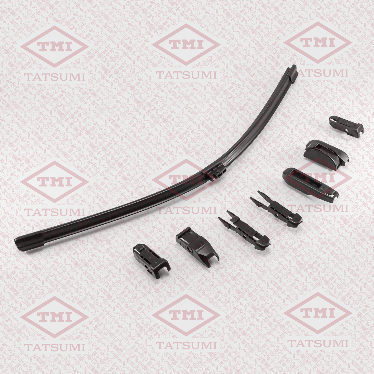 Wiper blade T-Flex 530mm, Multiadapters