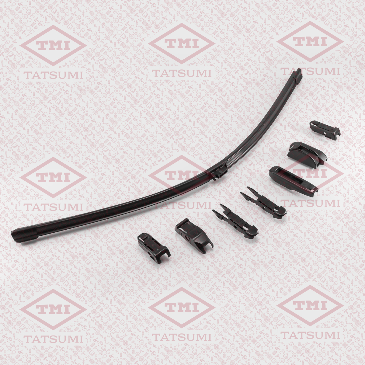 Wiper blade T-Flex 600mm, Multiadapters