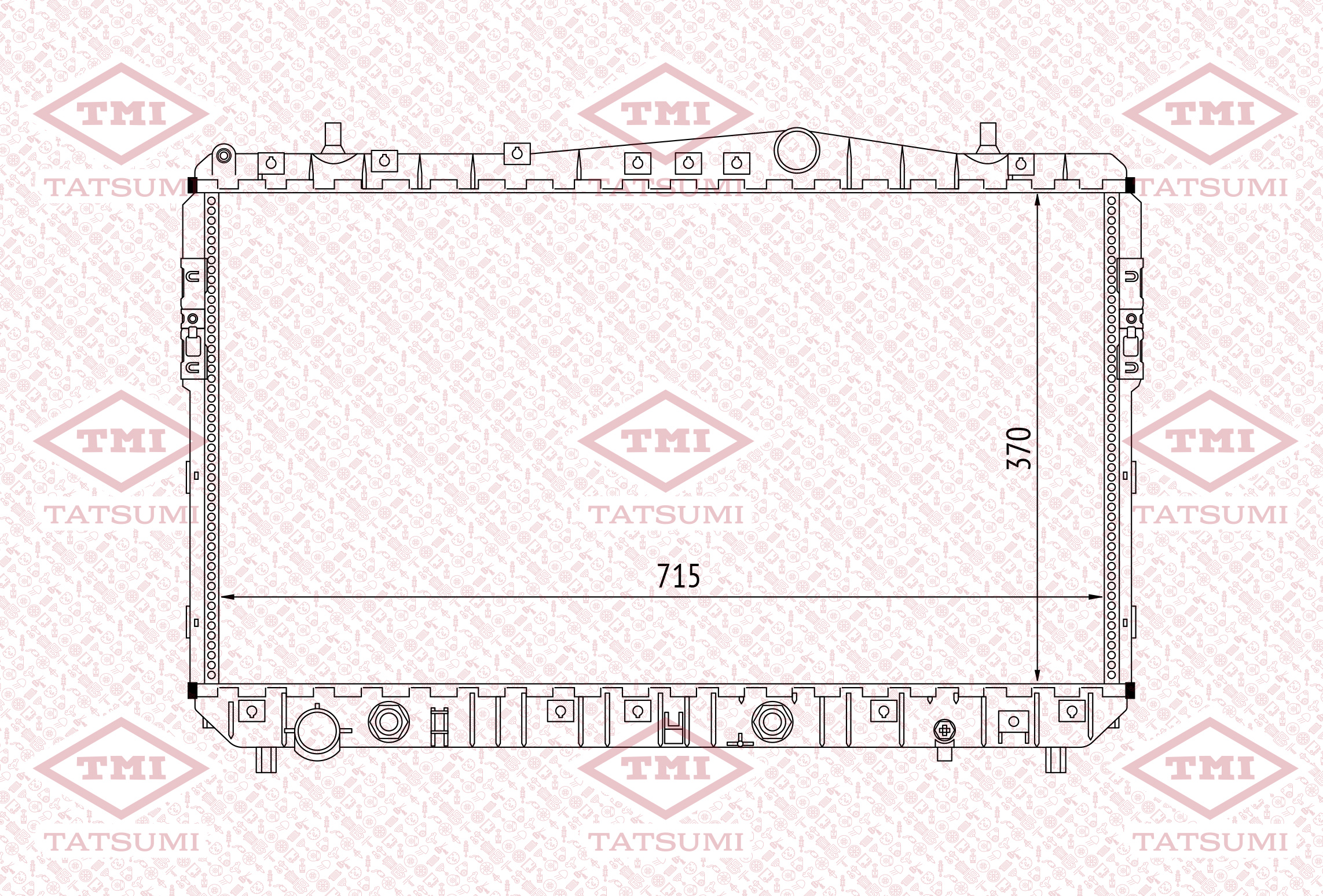 Cooling radiator