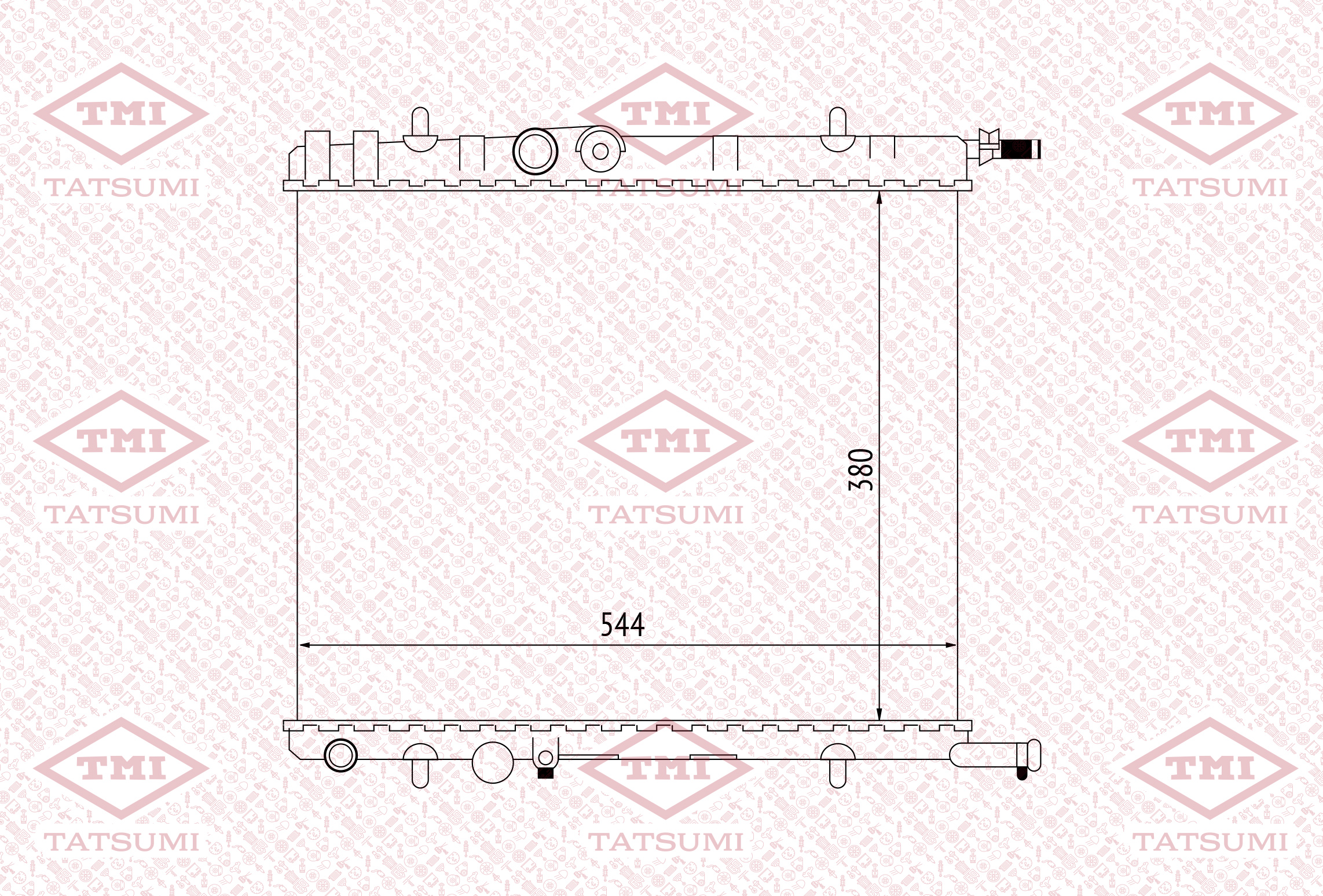 Cooling radiator